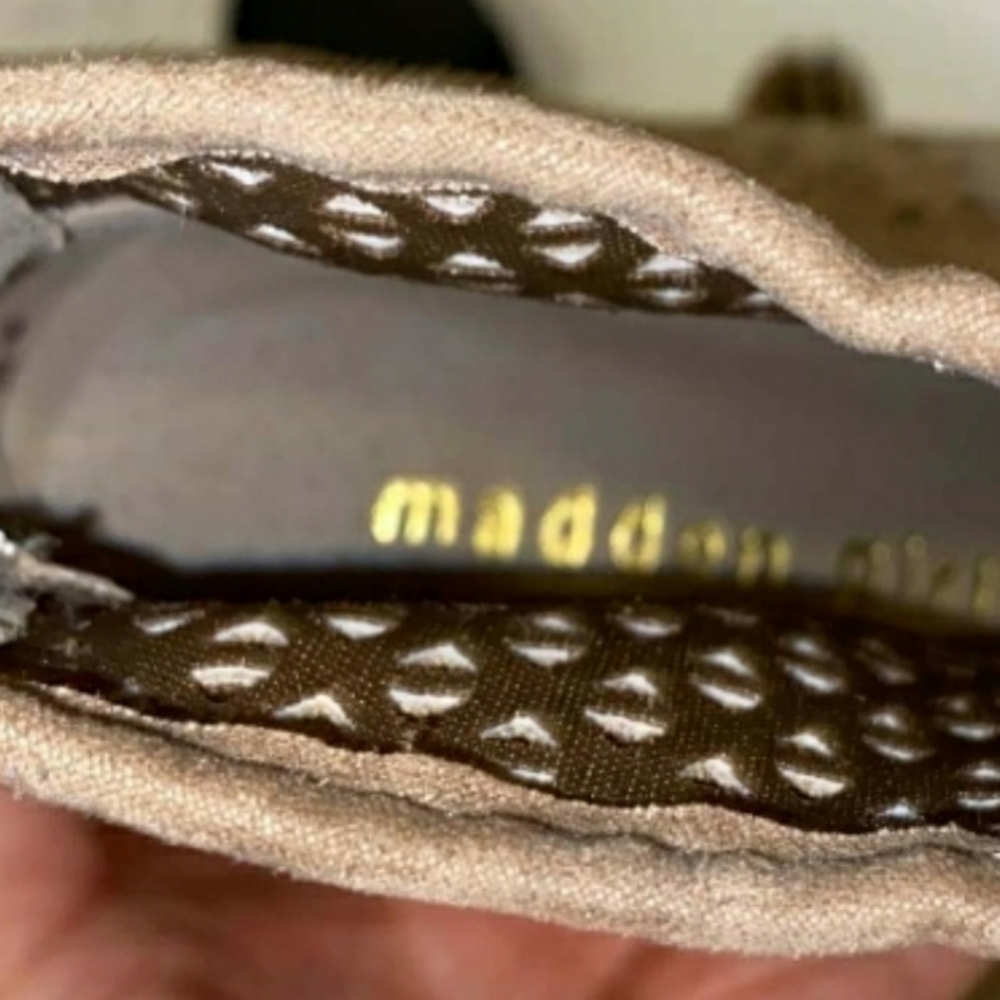 Madden Girl Cut Out Beige Booties - Picture 5 of 11